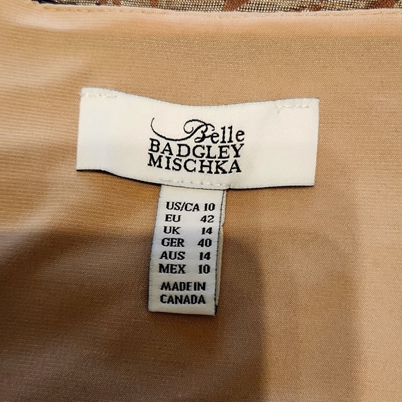 Women's size 10 Badgley Mischka lace dress - Picture 3 of 5